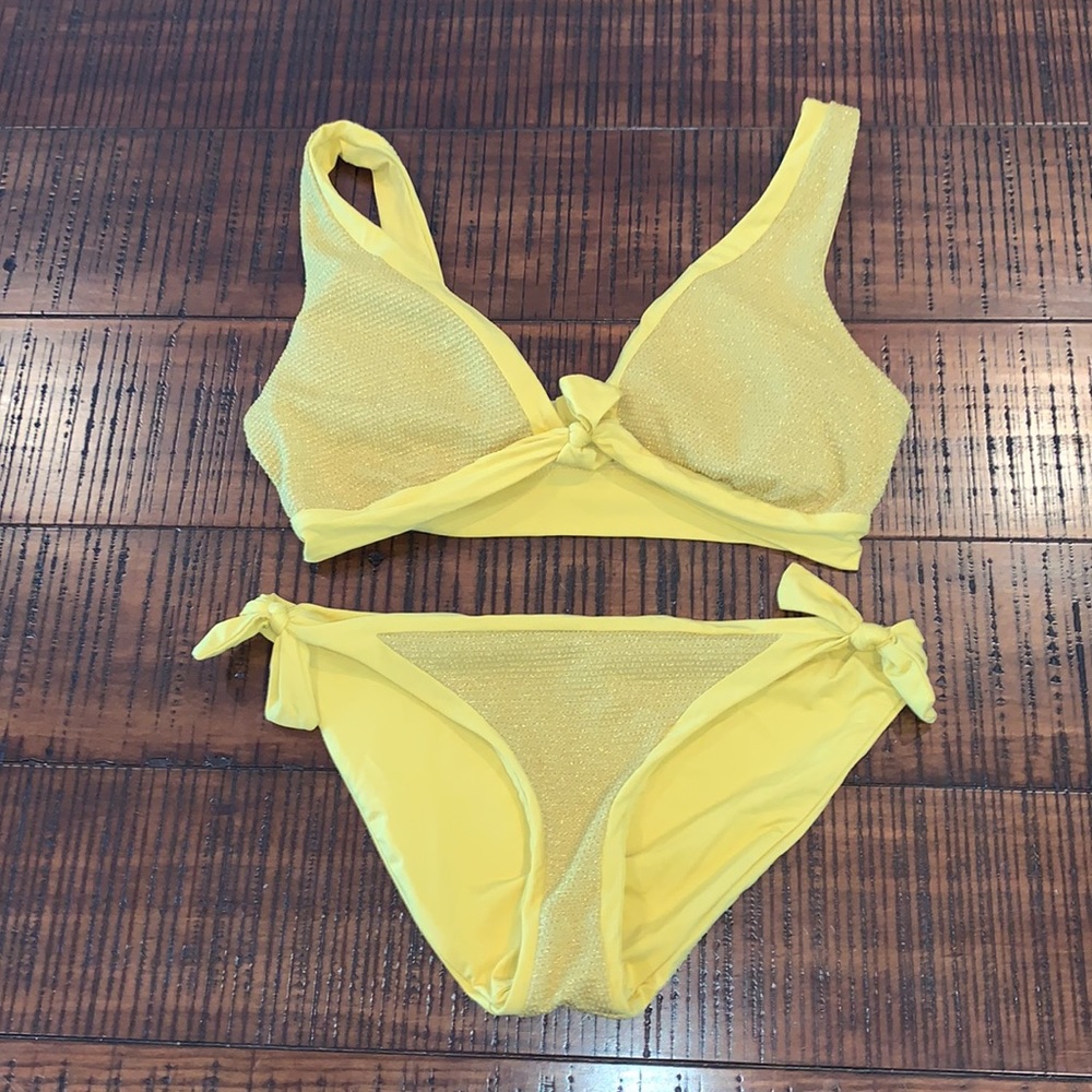 BECCA Mustard Shine Bikini